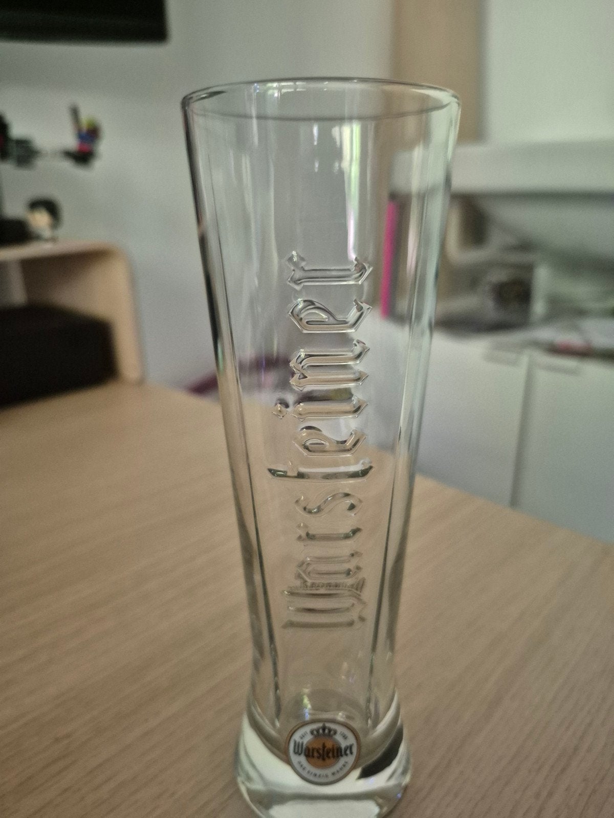 Warsteiner bierglas, Ophalen, Zo goed als nieuw, Glas