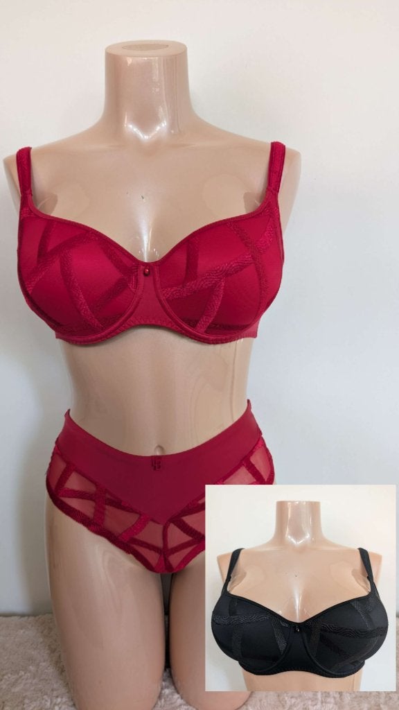 Louisa Bracq bh 75d 80d 85d 90d 75e 80e 85e 90e 75f 80f 85f, ., Ophalen of Verzenden, ., Rood