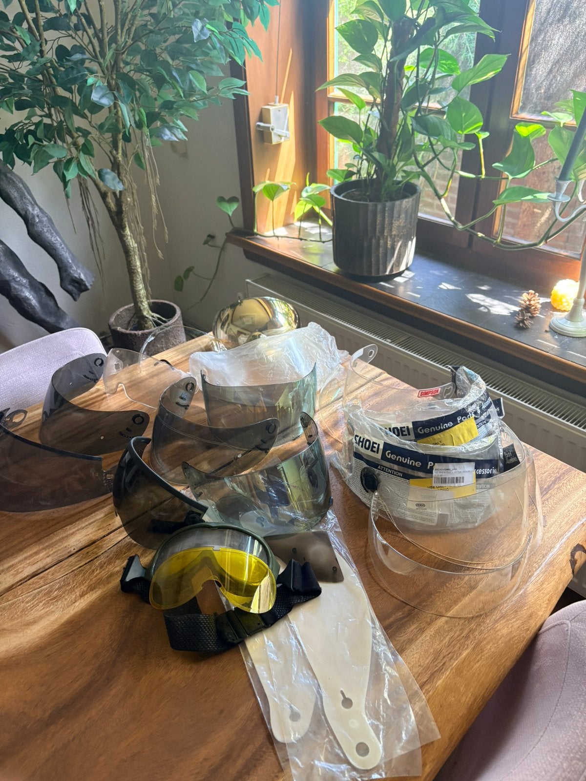 Partij motorhelm vizieren, div. merken, ook los te koop, Motoren, Ophalen of Verzenden, Nieuw met kaartje, Integraalhelm, Overige merken