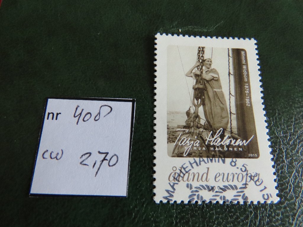 Aland 408, Ophalen of Verzenden, Finland, Gestempeld