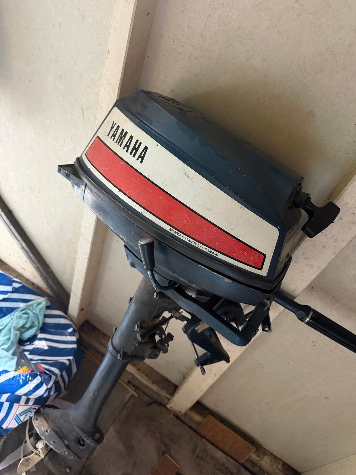 Yamaha 5 pk buitenboordmotor - Luchtgekoeld, loopt!, Ophalen of Verzenden, Gebruikt