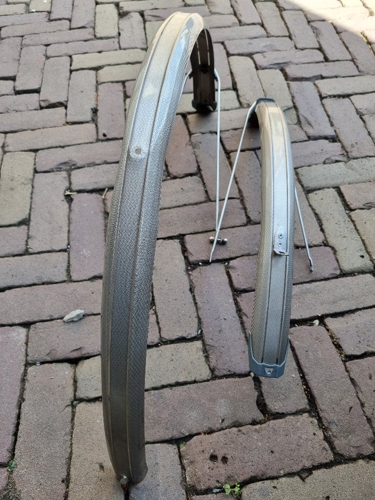 Spatborden met stangen Gazelle Innergy Orange, Ophalen of Verzenden, Elektrische fiets, Spatbord, Gazelle