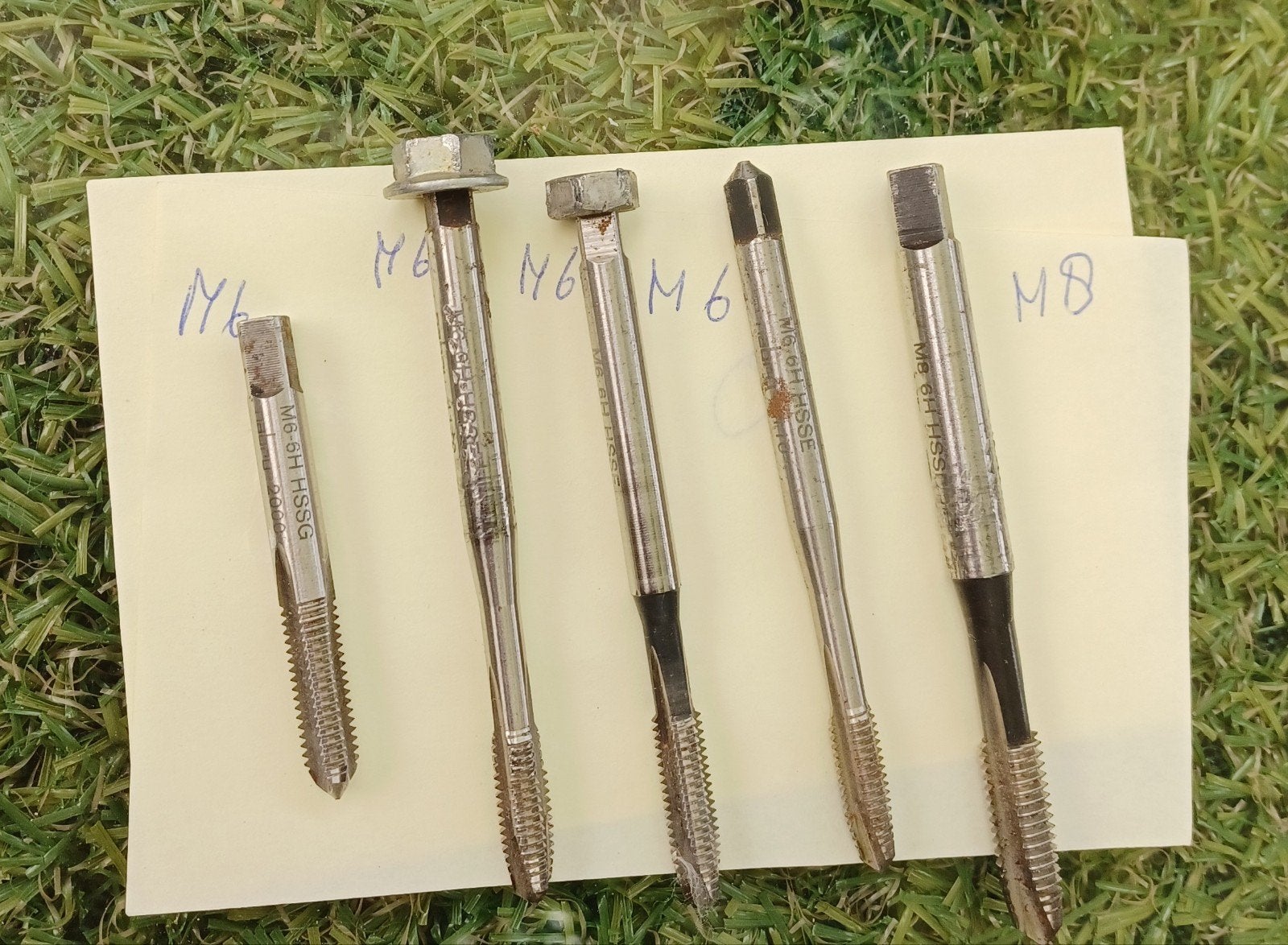 Nabru Tap Set M6 M8 - Draadsnijders voor Metaalbewerking, Ophalen of Verzenden, Gebruikt, Overige typen, Overige merken
