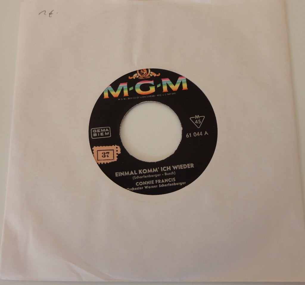 Connie Francis > Einmal komm ich wieder, Ophalen of Verzenden, Gebruikt, 7 inch, Pop