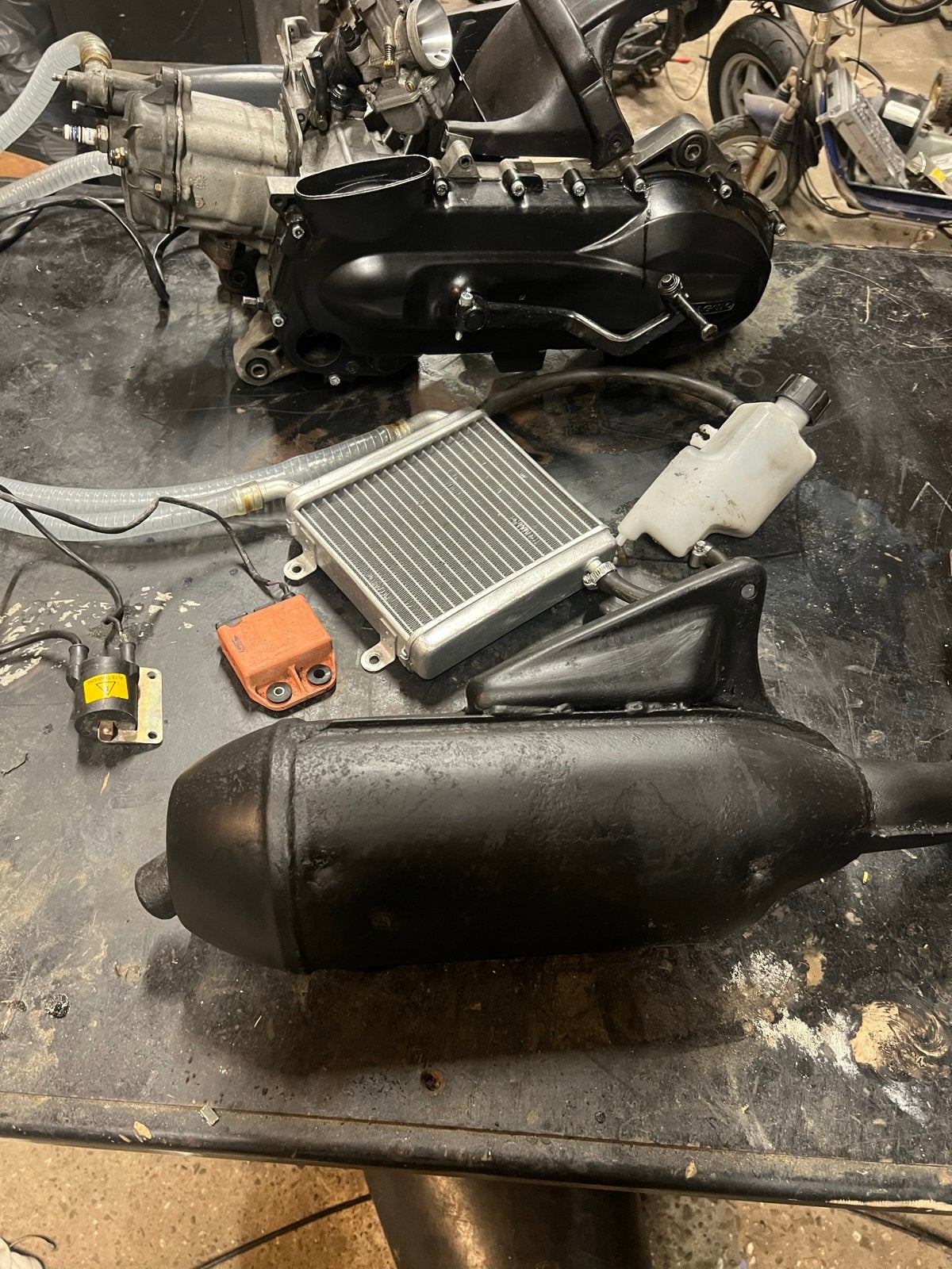Piaggio hexagon blok 150cc plug and play, Ophalen, Gebruikt, Blok, Piaggio
