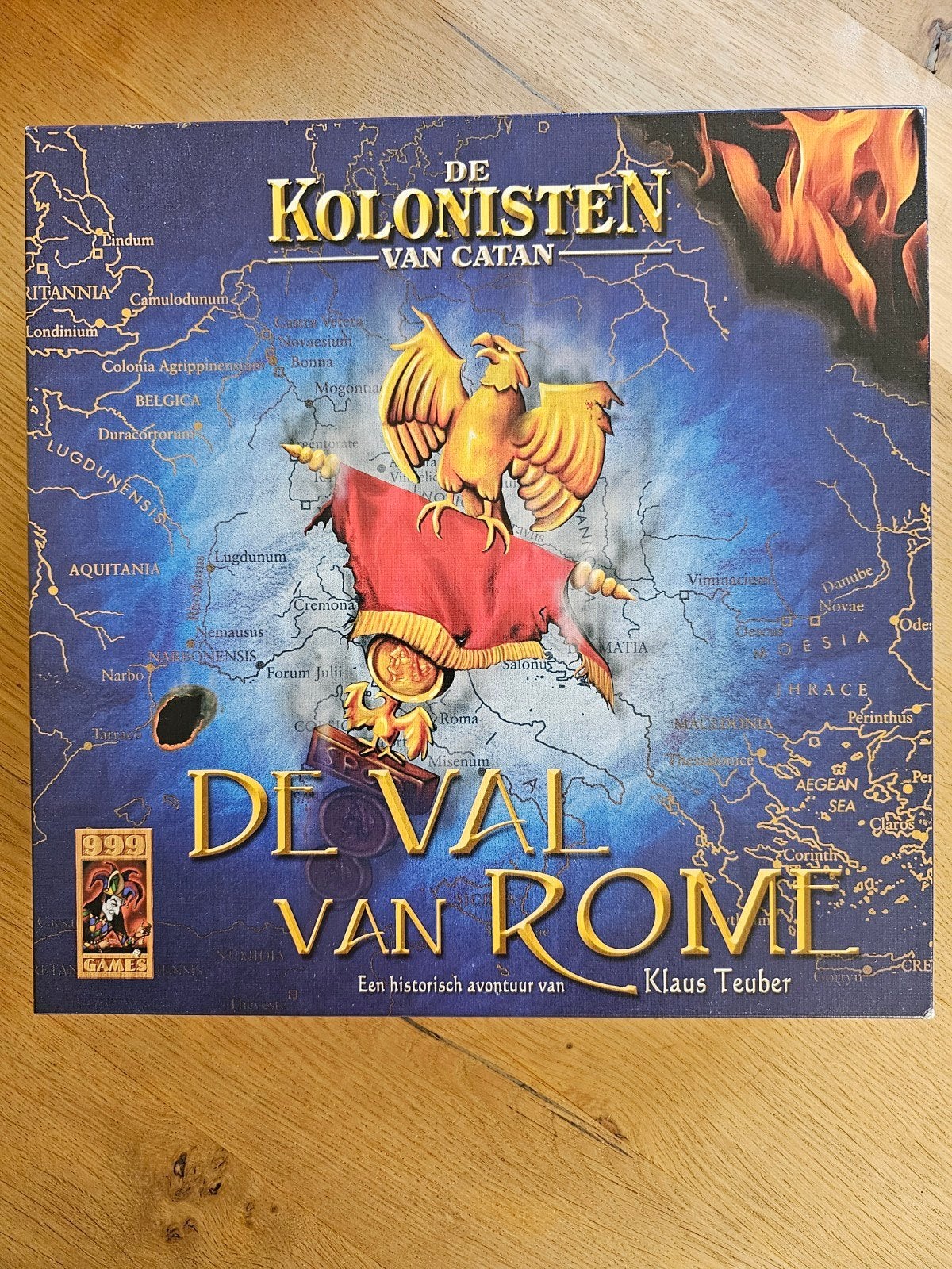 De Kolonisten van Catan: De Val van Rome, Een of twee spelers, Ophalen, Gebruikt, 999 Games