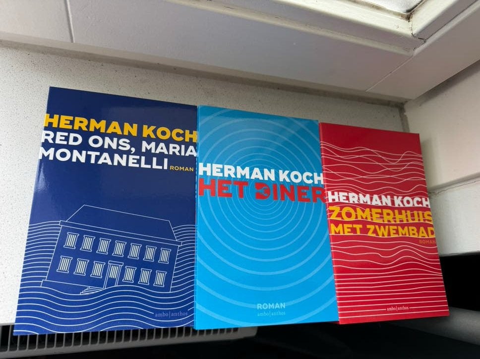 Herman Koch romans €5,00 per stuk, Ophalen, Zo goed als nieuw