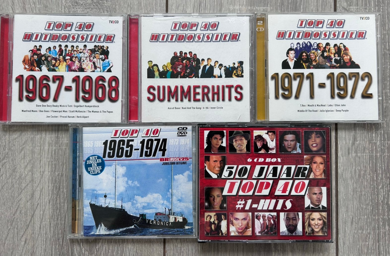 Top 40 Hitdossier / 50 jaar #1 hits, Ophalen of Verzenden, Zo goed als nieuw, Pop