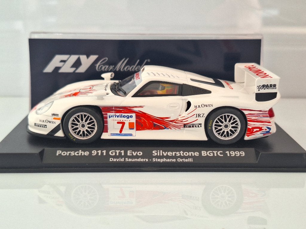 Fly Porsche 911 Gt1 Evo BGTC Silverstone 1999, Overige merken, Racebaan, Fly, Nieuw
