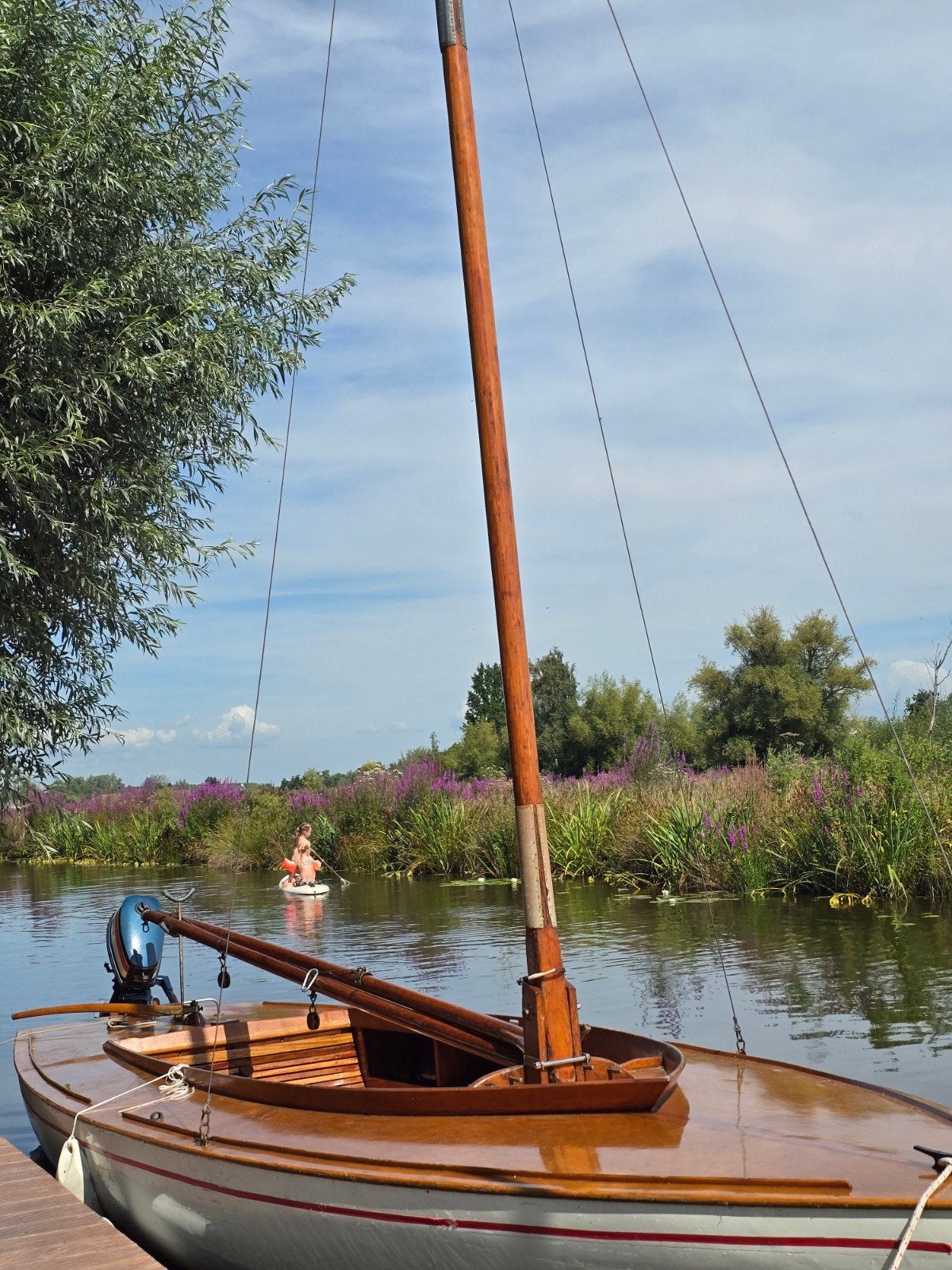 Zeilboot BM 16  Klassieke houten zeilboot met polyester romp, Overige merken, Gebruikt, Ophalen of Verzenden, Polyester