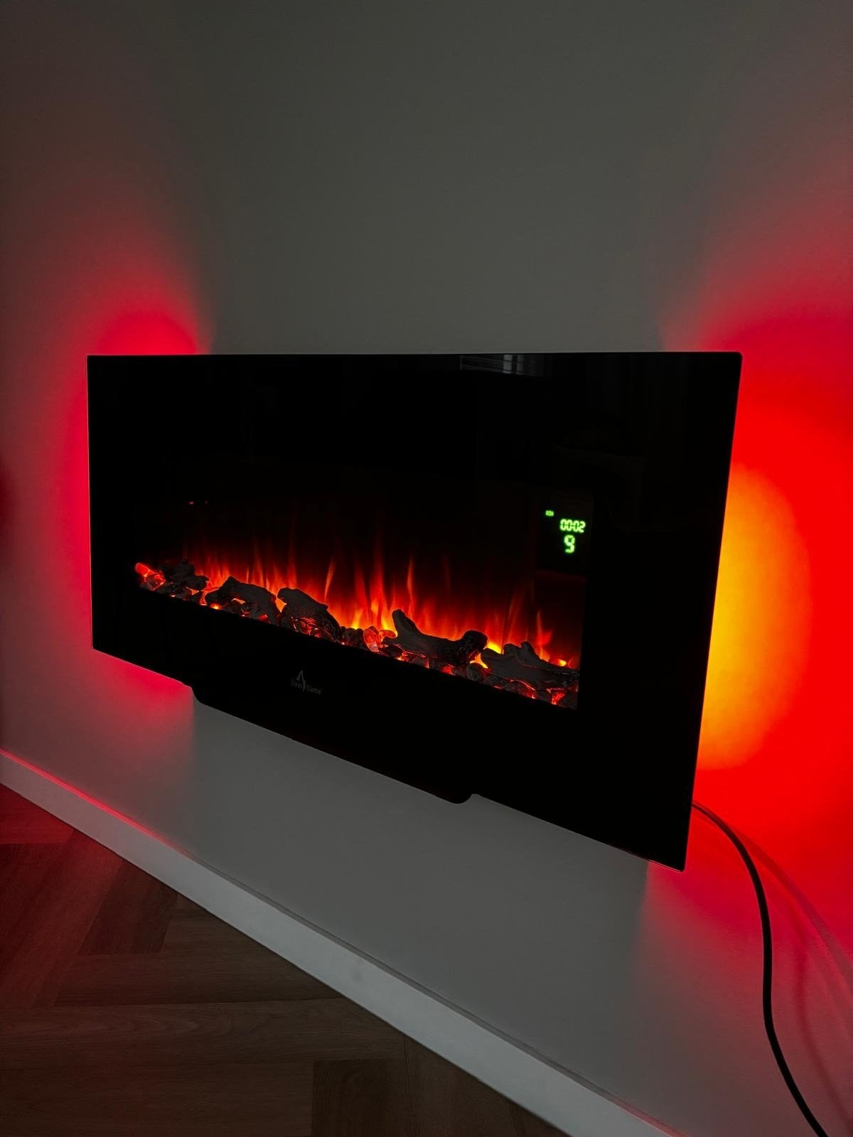 Te Koop: Livn Elektrische Hanghaard Brixham, Ophalen, Zo goed als nieuw, Vrijstaande haard, Elektrische haard