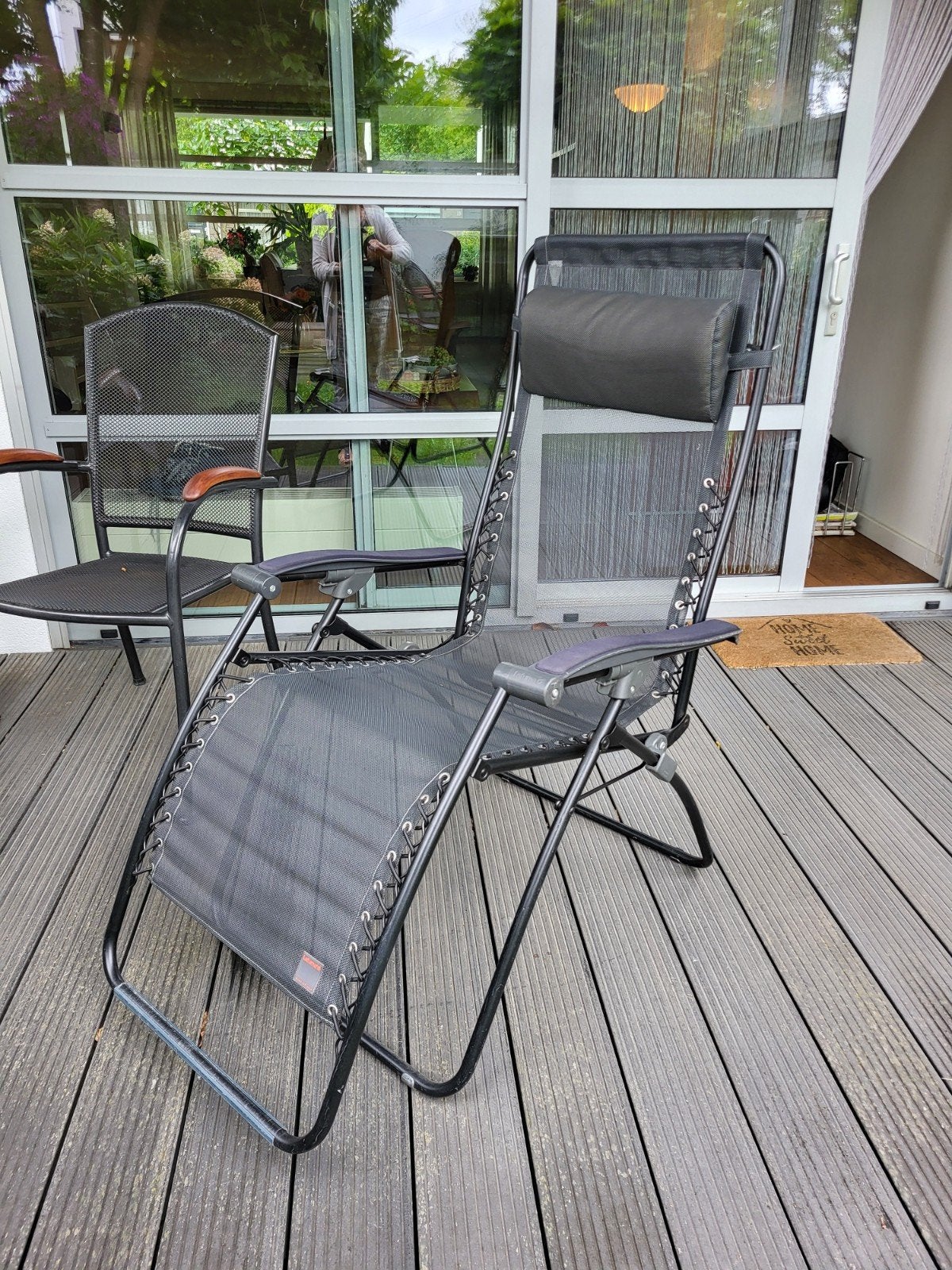 Lafuma Relaxstoel in goede staat, Tuin en Terras, Ophalen, Gebruikt, Metaal, Verstelbaar