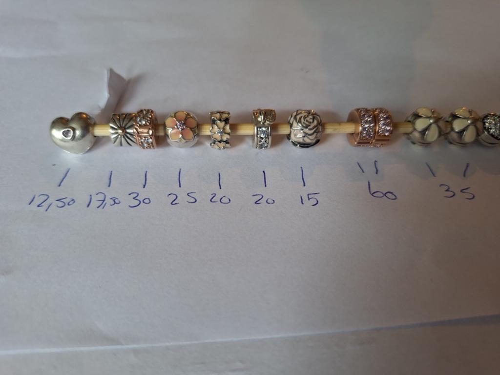 Pandora clips, Pandora, Ophalen of Verzenden, Zo goed als nieuw, 2 of 3 bedels