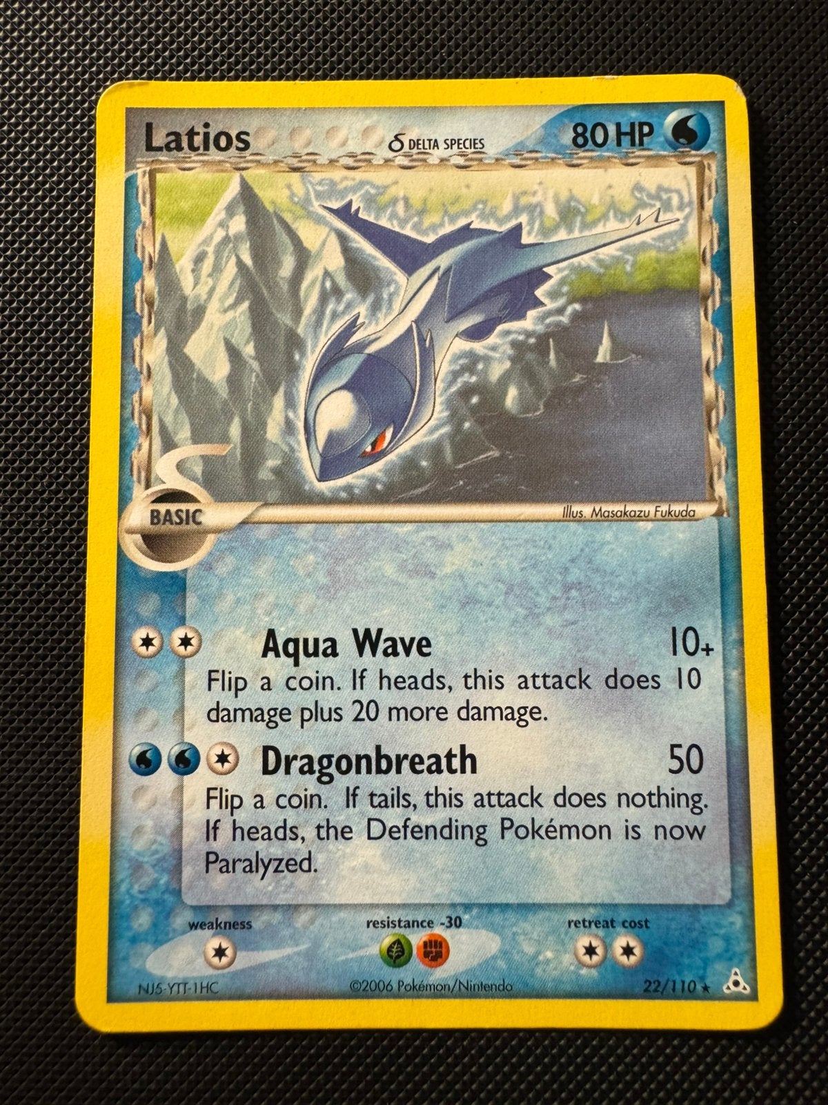 Latios #22 - Delta Species - English - Good, Ophalen of Verzenden, Gebruikt, Losse kaart