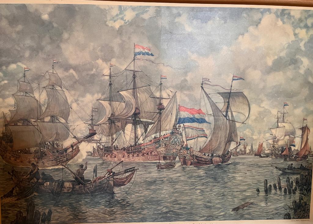 Oude schoolplaat, Ophalen of Verzenden, Geschiedenis