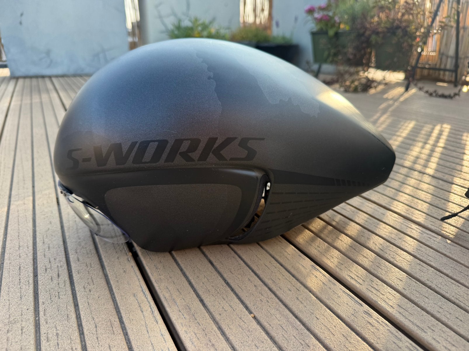 Tijdrithelm Triatlon, Ophalen of Verzenden, Zo goed als nieuw, Helm