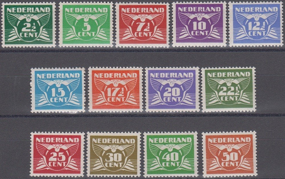 Nederland NVPH 379/391 serie Vliegende Duif 1941 postfris, Postzegels en Munten, Postzegels | Nederland, Ophalen of Verzenden