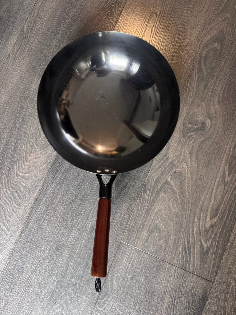 Grill Guru Wokpan - Carbonstaal - 32 cm diameter, Tuin en Terras, Barbecue-accessoires, Ophalen of Verzenden, Nieuw, Grill Guru