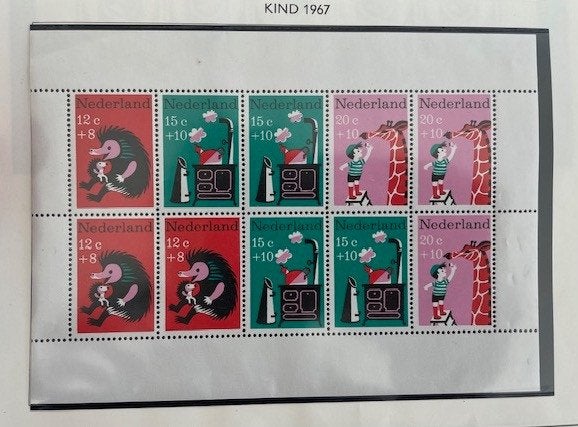 1967 Postfris Bloc Kinderzegels NVPH 899 - Kinderversjes, Postzegels en Munten, Ophalen of Verzenden, Na 1940, Postfris