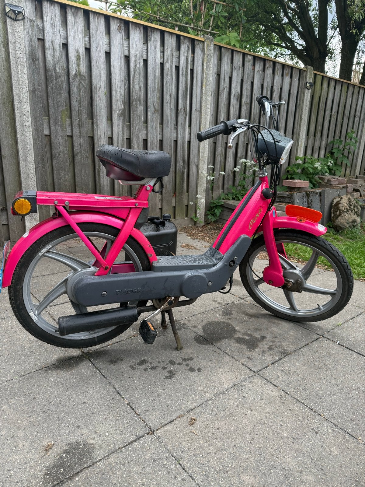 Piaggio/Vespa Ciao Roze - blauw kenteken, Ophalen, Gebruikt, Tweetakt, Piaggio