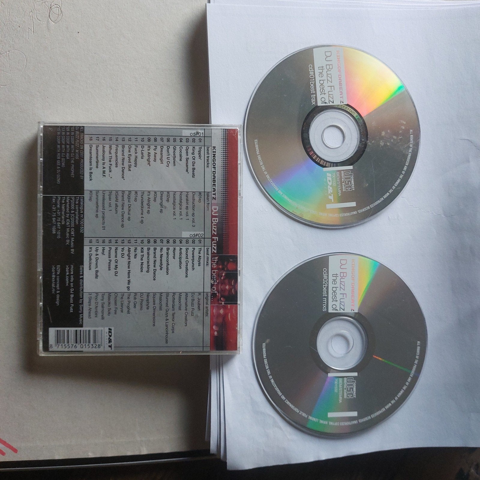 DJ Buzz Fuzz - The King of Da Beatz CD, Cd's en Dvd's, Inclusief boekje, Gebruikt, Hardcore, Ophalen of Verzenden