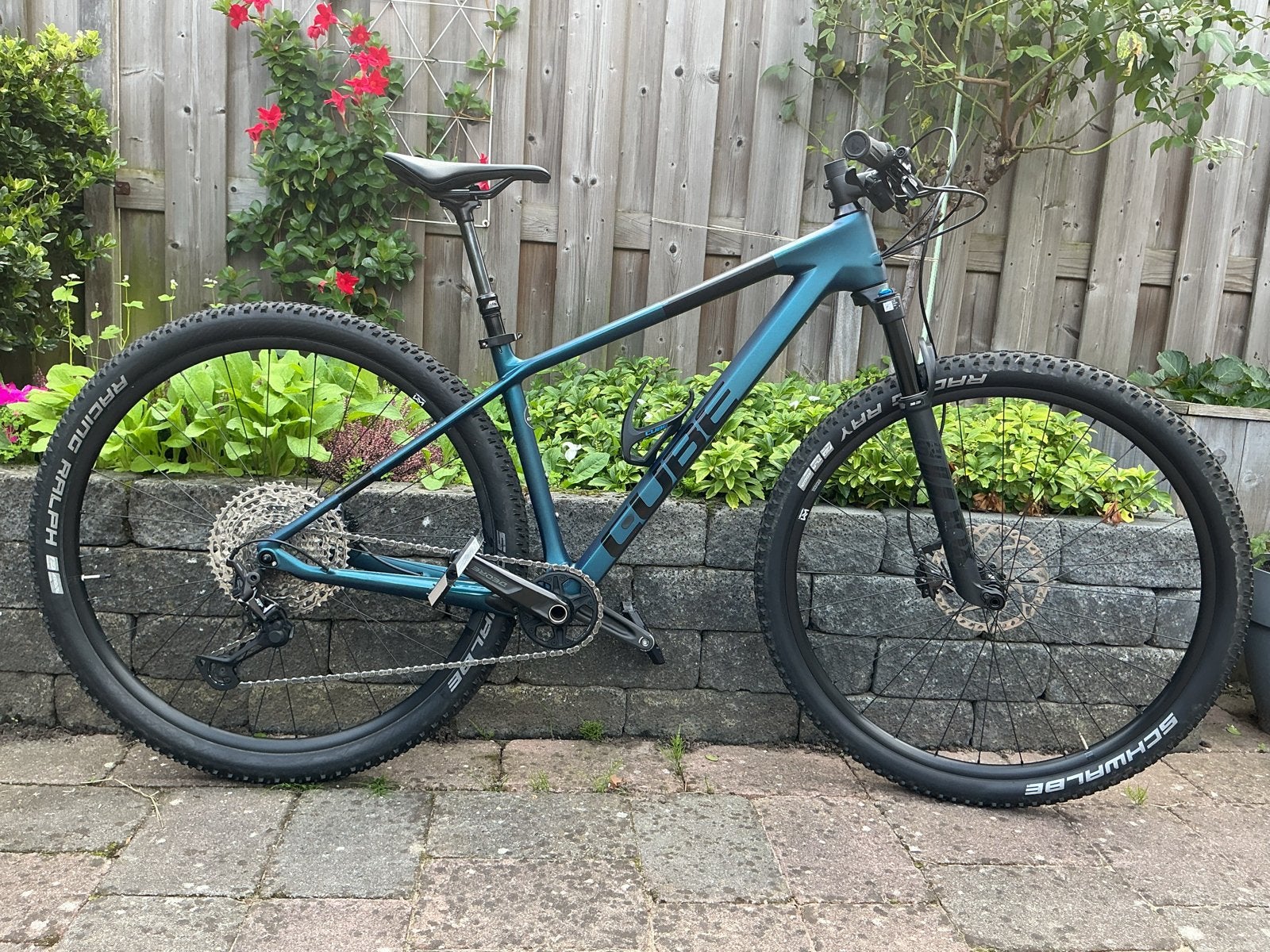Cube Reaction C:62 Race Carbon Mountainbike uit 2023 maat M., Fietsen en Brommers, Hardtail, Heren, 49 tot 53 cm, Zo goed als nieuw