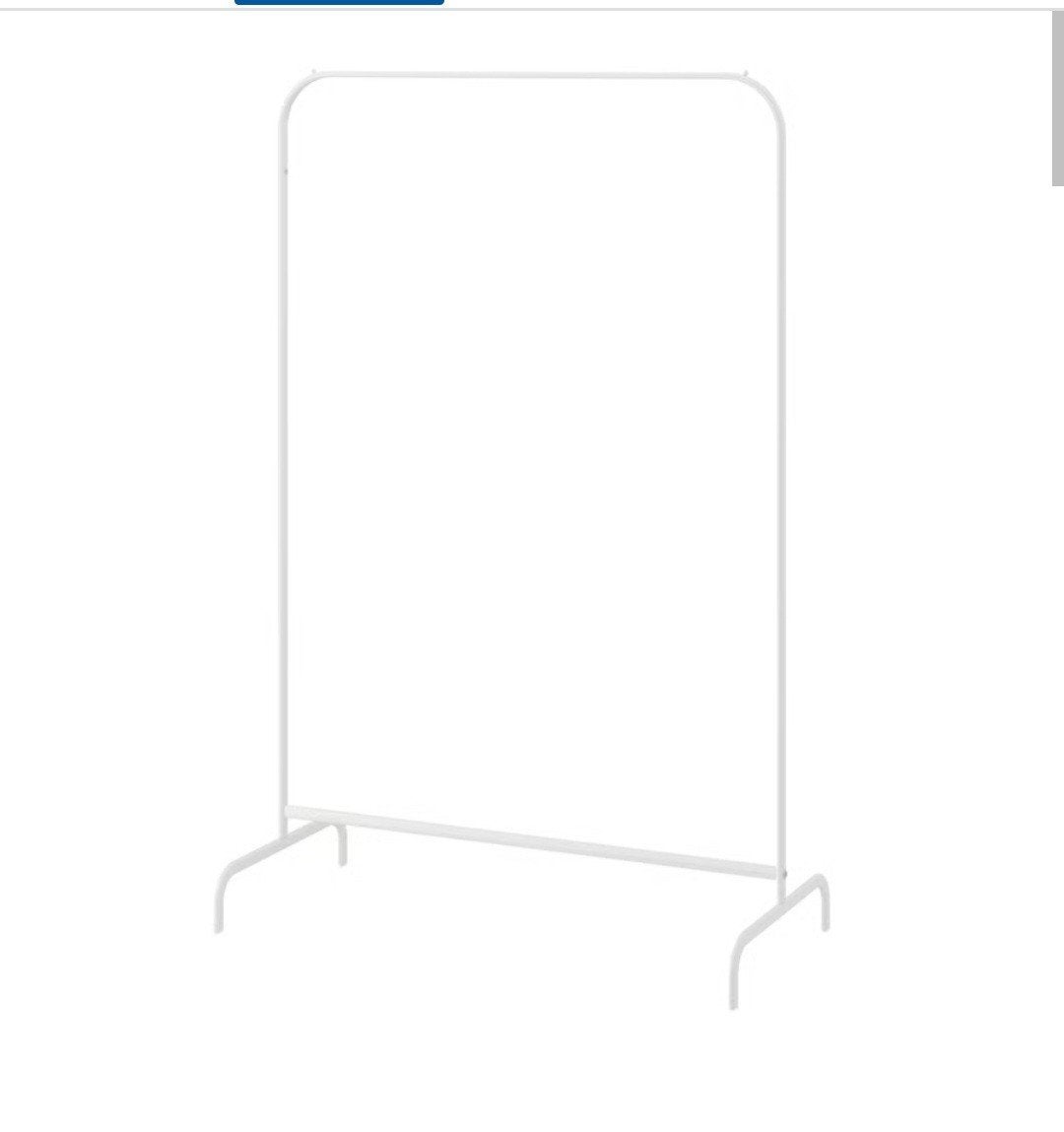 IKEA MULIG Kledingrek, wit, 99x152 cm, Kleding | Dames, Kledingrekken, Ophalen, Gebruikt