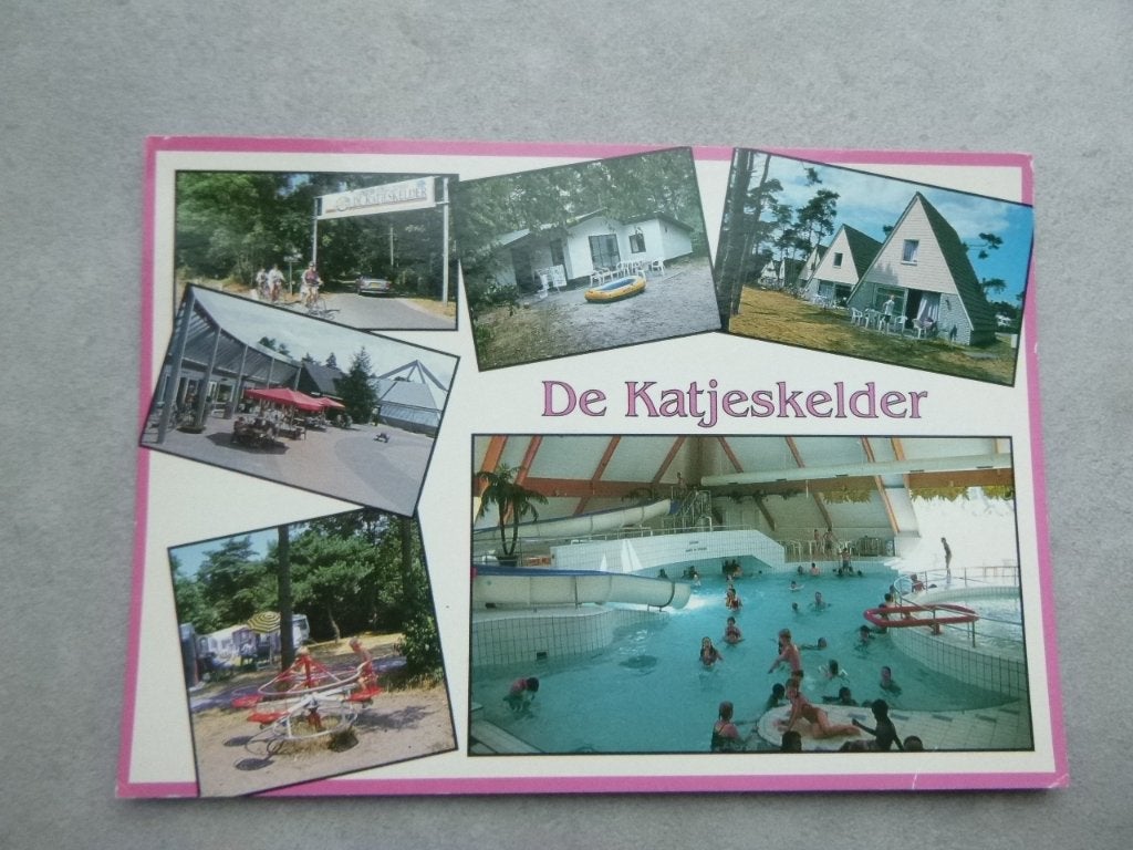 Oosterhout, de Katjeskelder/zwembad, Verzenden, 1980 tot heden, Gelopen, Noord-Brabant