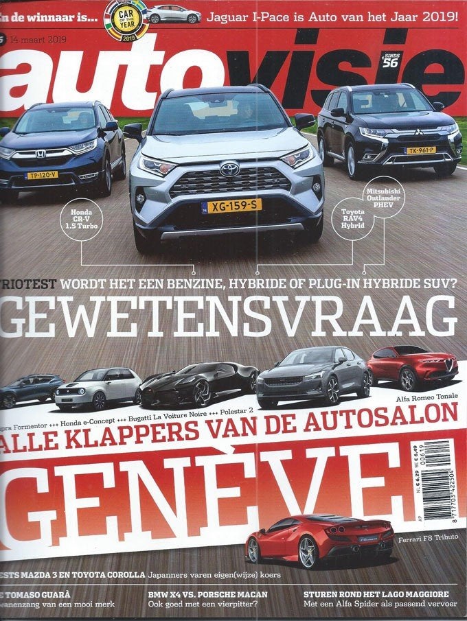 Autovisie 6 2019 : BMW X4 - Porsche Macan - Alfa Spider 2000, Ophalen of Verzenden, Gelezen, Algemeen