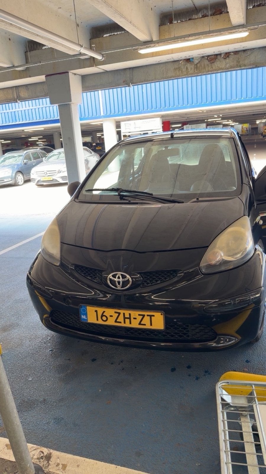 Toyota Aygo 1.0 12V Vvt-i 5DRS 2008 Zwart, Voorwielaandrijving, 4 stoelen, Origineel Nederlands, Handgeschakeld