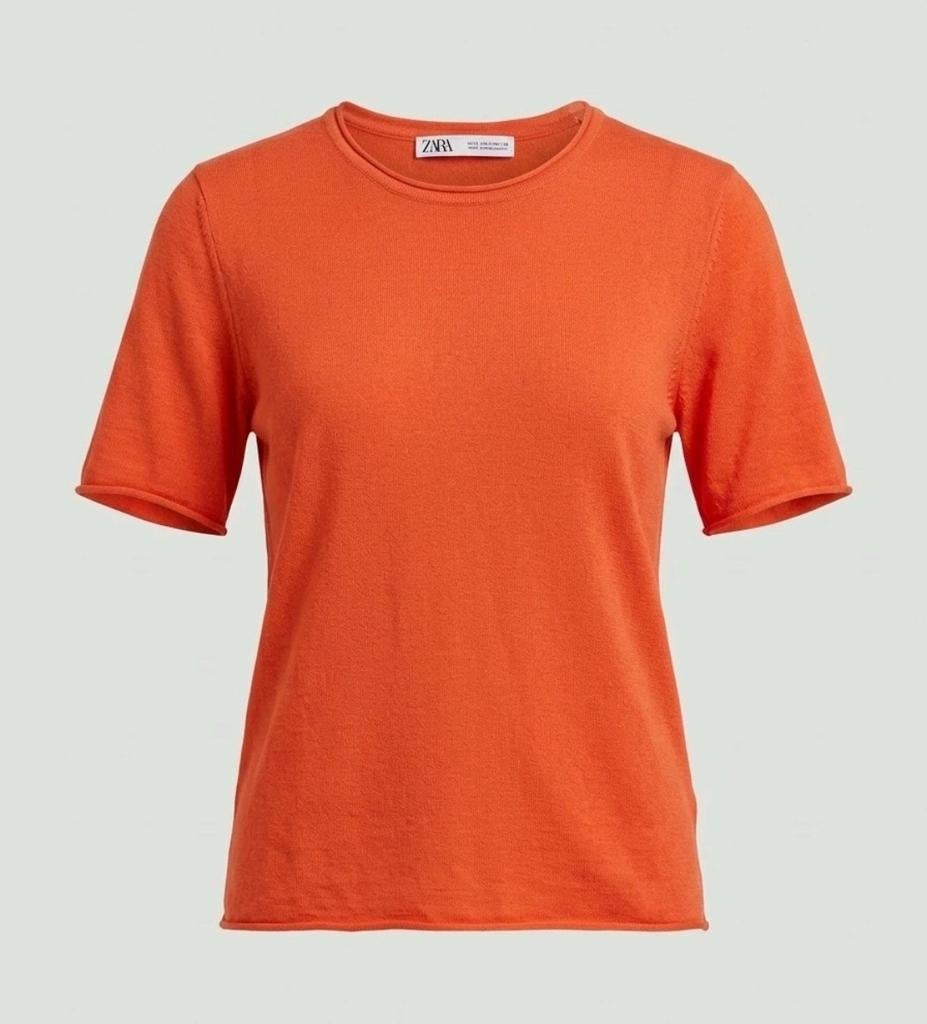 Zara mt S feloranje top 🧡, Zara, Oranje, Ophalen of Verzenden, Zo goed als nieuw