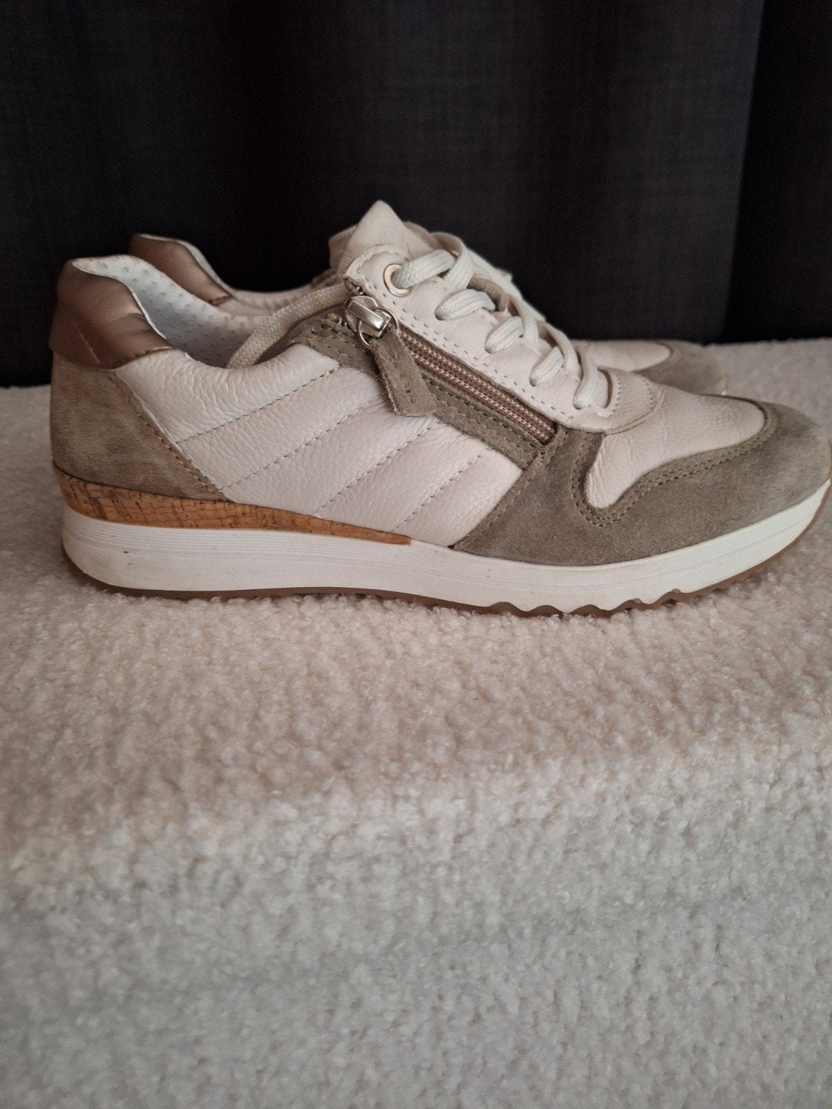 Nette Leren HUSH PUPPIE Sneakers., Ophalen of Verzenden, Zo goed als nieuw, Zwart, Sneakers of Gympen