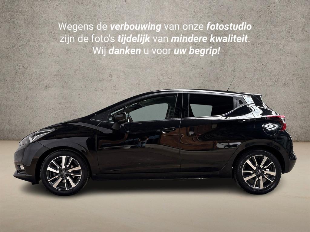 Nissan Micra 0.9 IG-T N-Connecta (NAVIGATIE, CAMERA, CLIMATE, Voorwielaandrijving, Stof, 525 kg, Origineel Nederlands