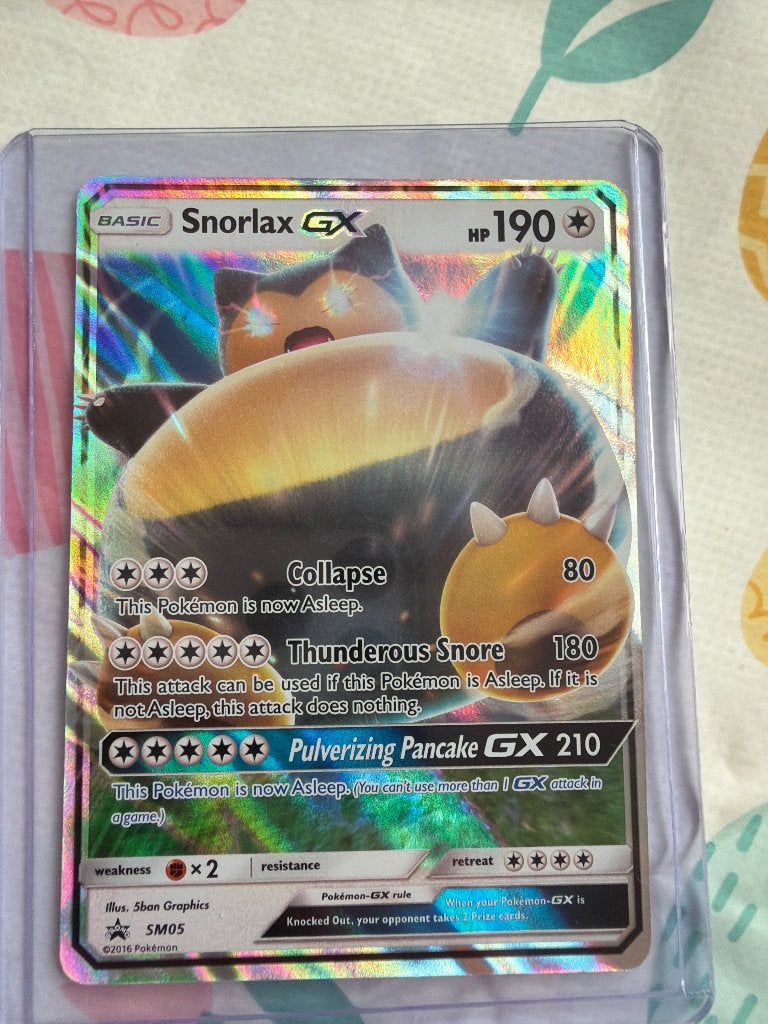 Snorlax GX – Black Star Promo – SM05, Hobby en Vrije tijd, Verzamelkaartspellen | Pokémon, Ophalen of Verzenden, Zo goed als nieuw