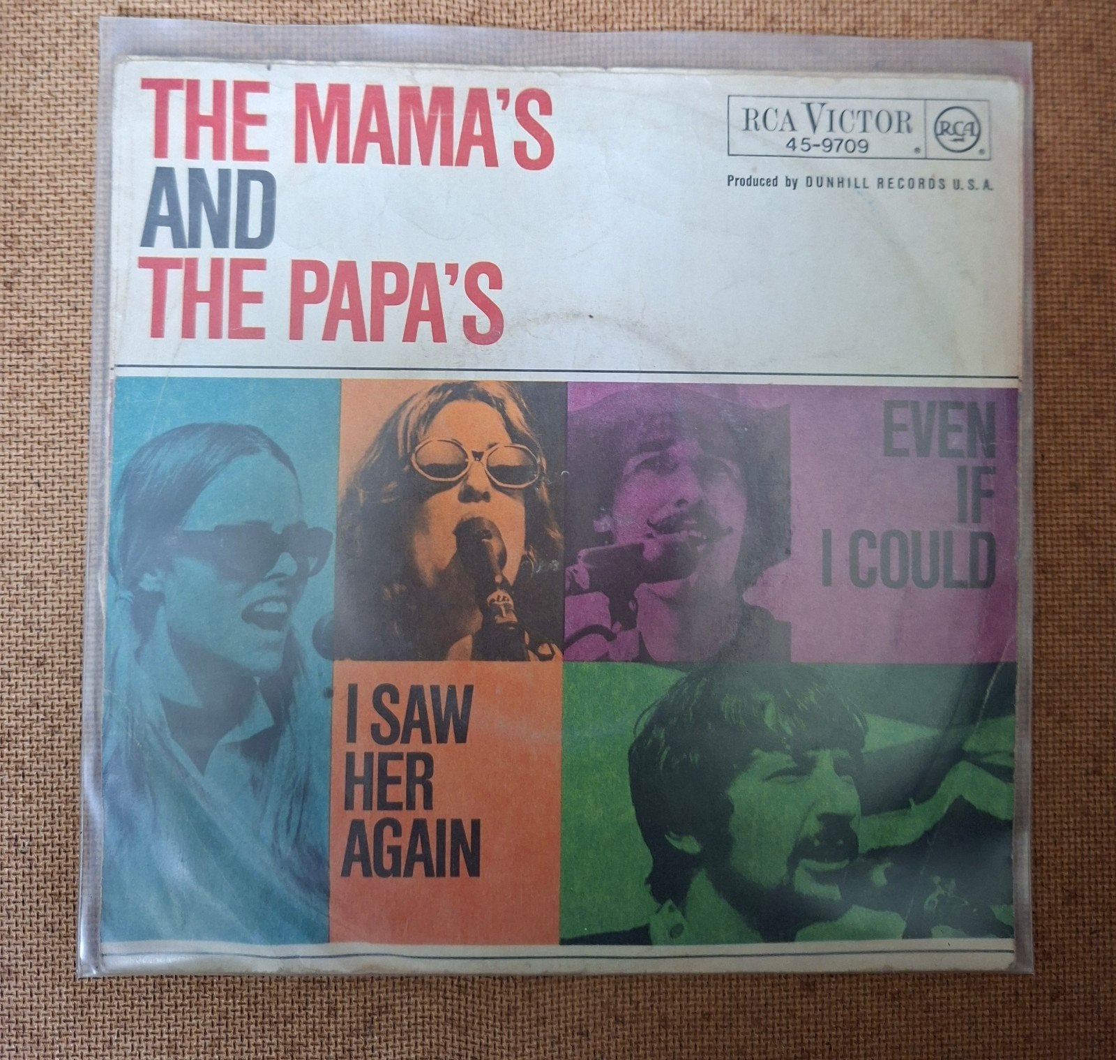 Mama's and Papa's  - I saw her again - Single is TOP, Ophalen of Verzenden, Gebruikt, 7 inch, Pop