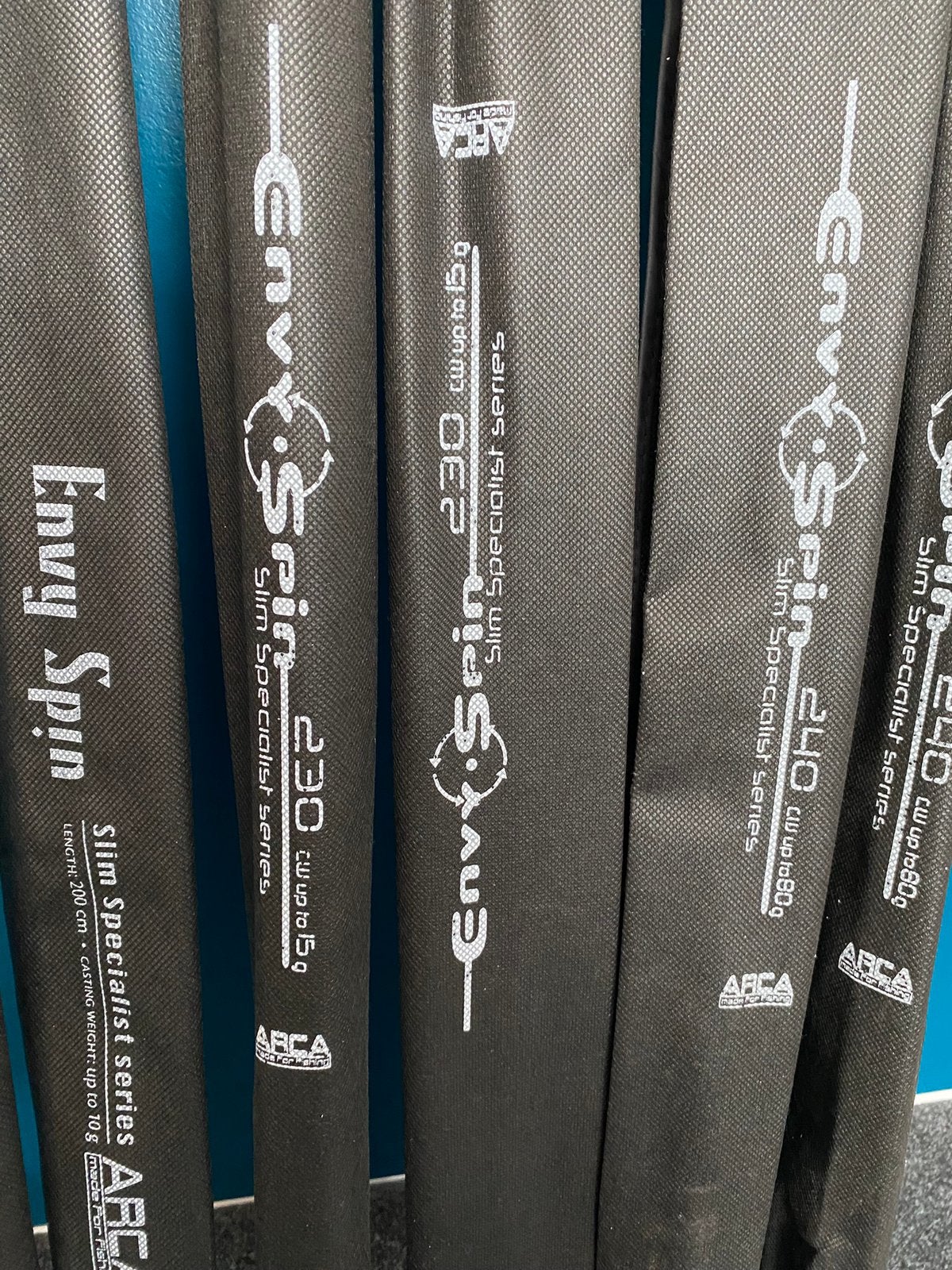 Arca Envy Spin hengels 3 soorten 50% korting, Werphengel, Nieuw, S, H