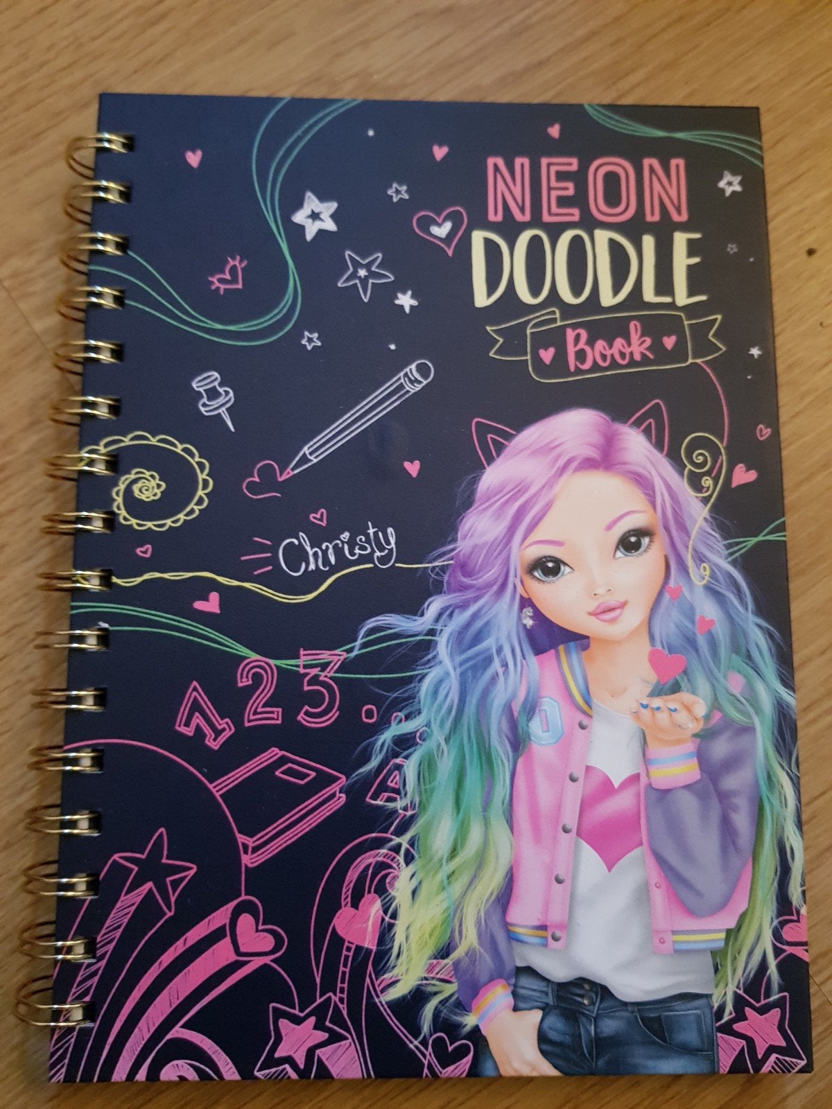 Neon Doodle Book - Schetsboek met ringband, Ophalen of Verzenden