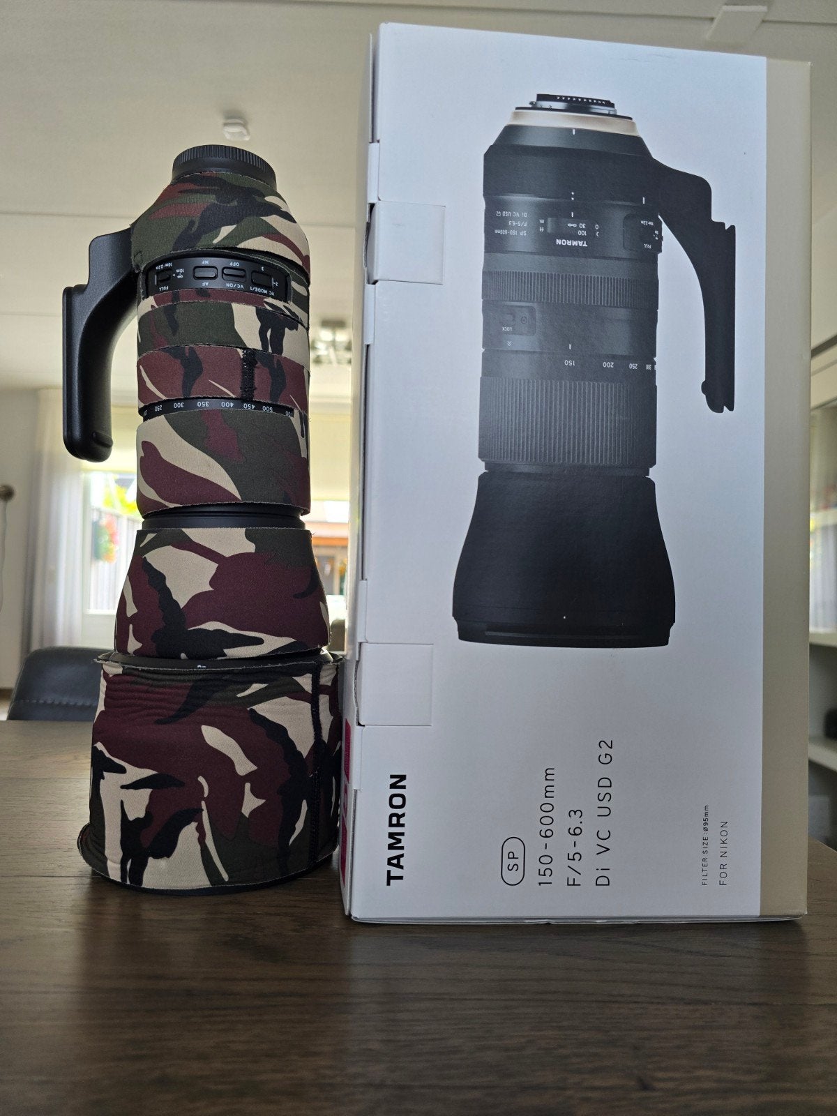 Tamron SP 150-600mm F/5-6.3 Di VC USD G2 voor Nikon, Audio, Tv en Foto, Fotografie | Lenzen en Objectieven, Ophalen, Telelens