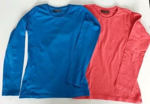 2 stuks basis lange mouwen shirts, D-zine jeans, mt 140-146, Gebruikt, D-Zine, Jongen of Meisje, Ophalen of Verzenden