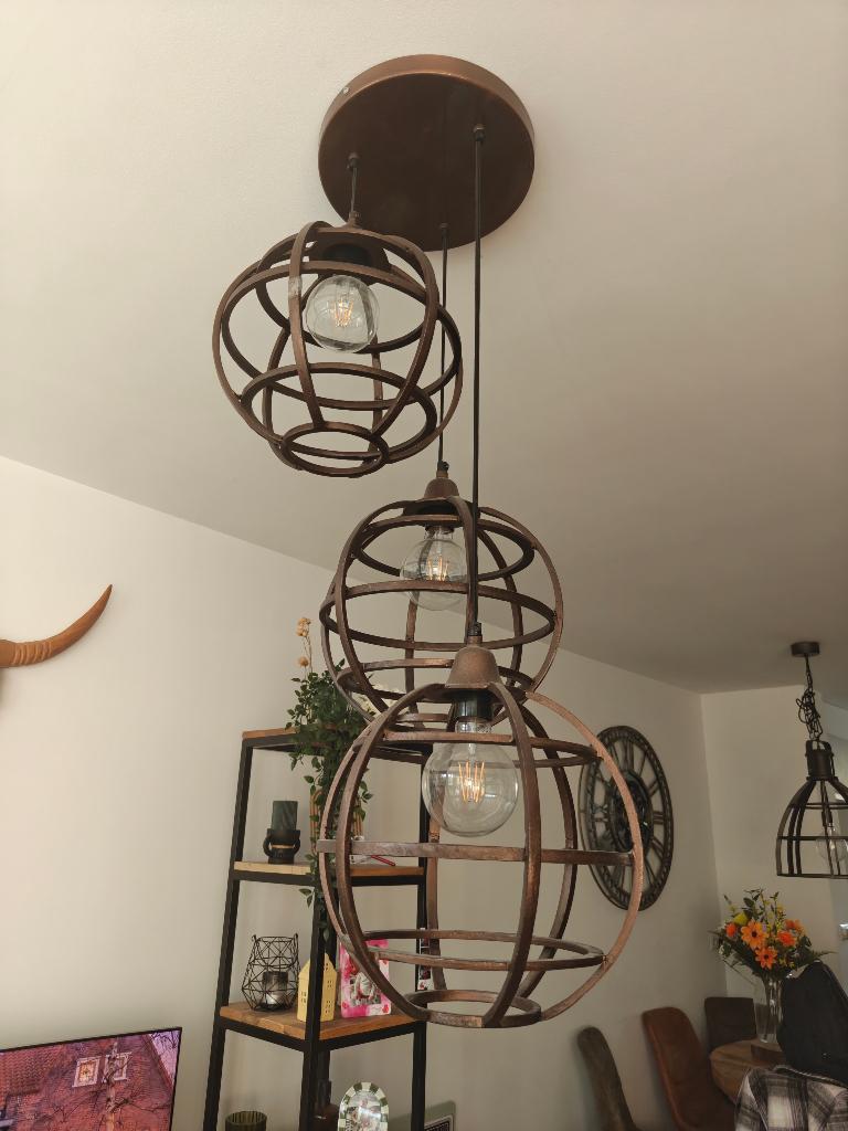 Hanglamp, Ophalen, Zo goed als nieuw, Industrieel, Metaal