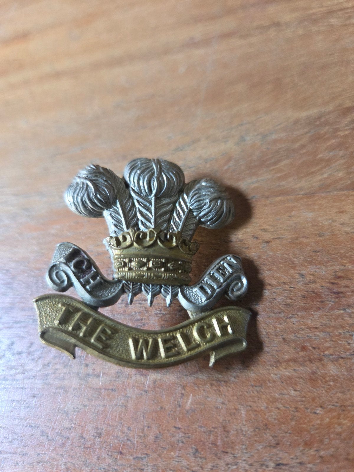 Wo2 brits the welch baret embleem, Ophalen of Verzenden, Landmacht, Engeland, Embleem of Badge