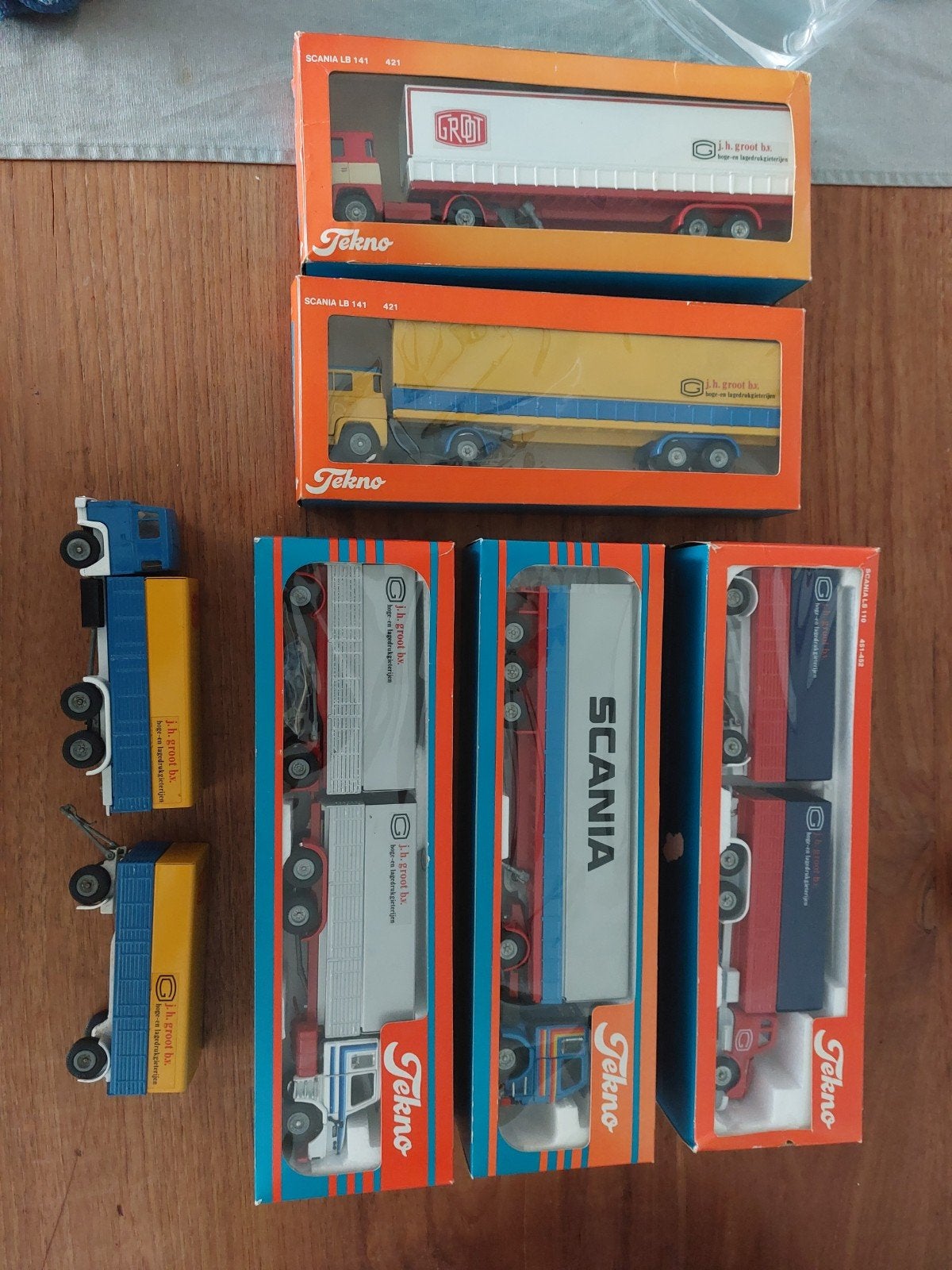 Zeldzaam mooie verzameling Tekno modellen, Ophalen of Verzenden