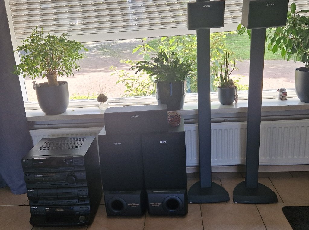 Sony stereotoren met 5 sony boxen, Ophalen, Gebruikt, Losse componenten, Tuner of Radio