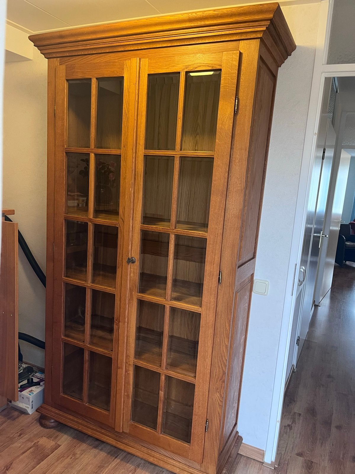 Eikenhouten kast, Huis en Inrichting, Kasten | Buffetkasten, Gebruikt, 200 cm of meer, 100 tot 150 cm, 25 tot 50 cm, Met deur(en)