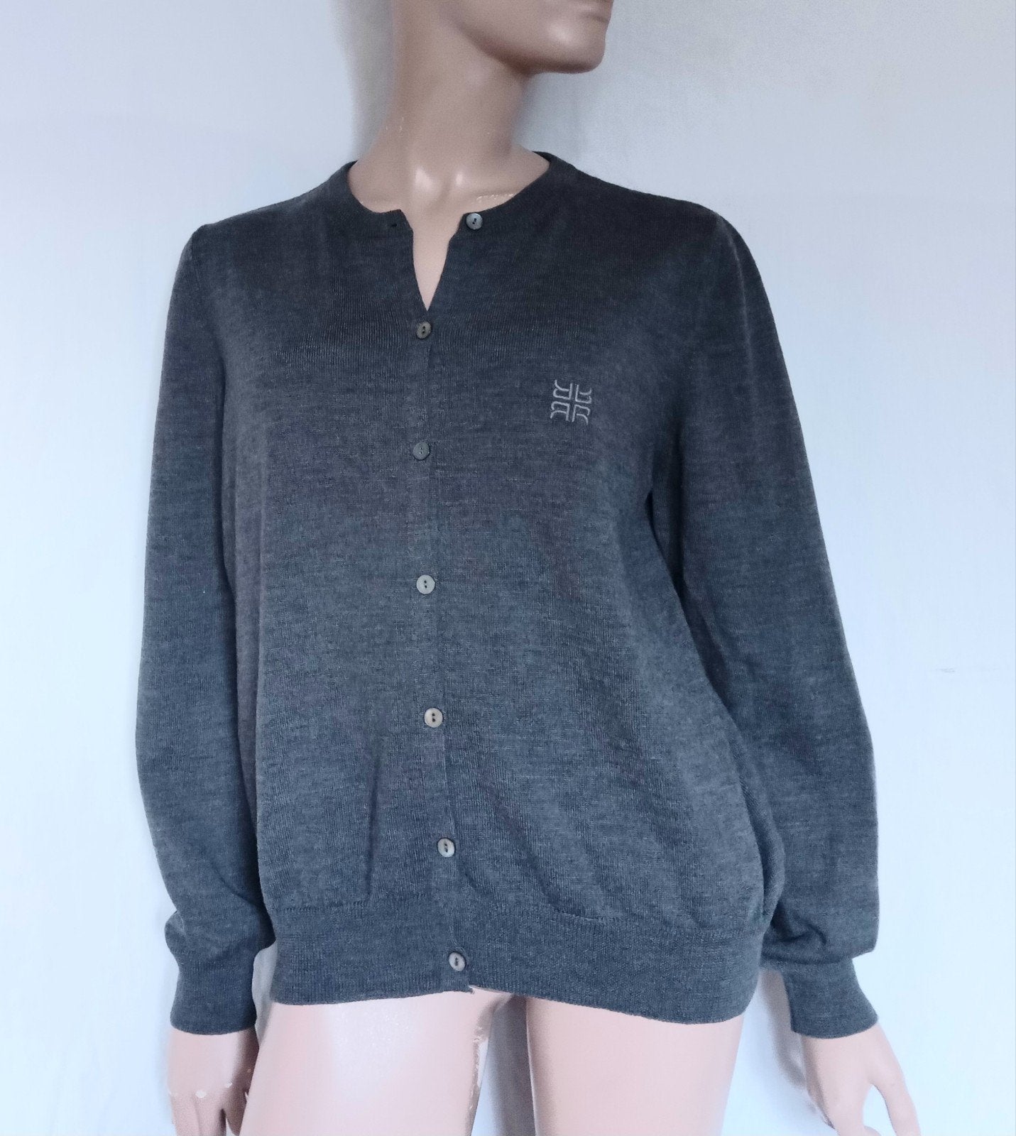 RIANI Vest , Maat 42 , WOL, Ophalen of Verzenden, Zo goed als nieuw, Maat 42/44 (L), Grijs