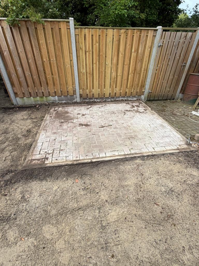 GRATIS Ca. 7 m2 prima klinkers !, Ophalen, Gebruikt, Beton, Klinkers
