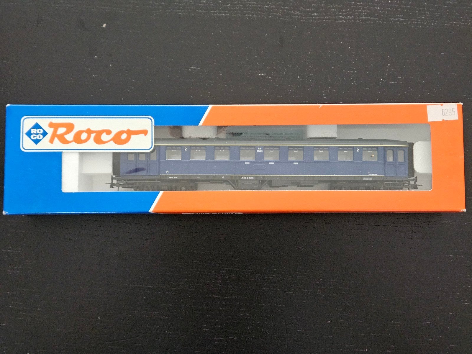 Roco 44259: Ho NS Blokkendoos personenrijtuig 2e klas B5301, Hobby en Vrije tijd, Wagon, Ophalen of Verzenden, Roco, NS