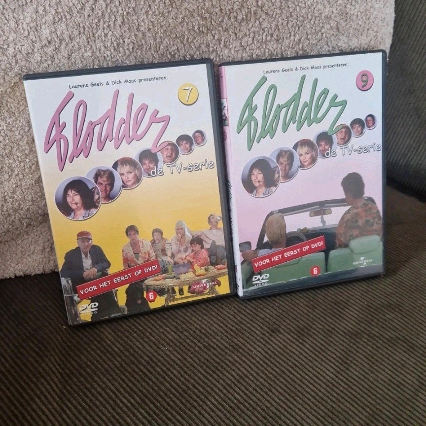 Flodder de TV-serie DVD's - Seizoen 7 en 9, Seizoen 7, Gebruikt, Nederlands, Komedie