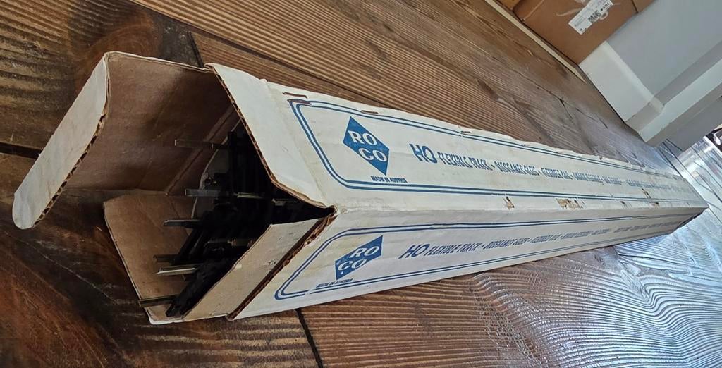 Roco H0 Flexibele Rails - ca. 15 meter, Hobby en Vrije tijd, Modeltreinen | H0, Ophalen, Gebruikt, Gelijkstroom, Rails