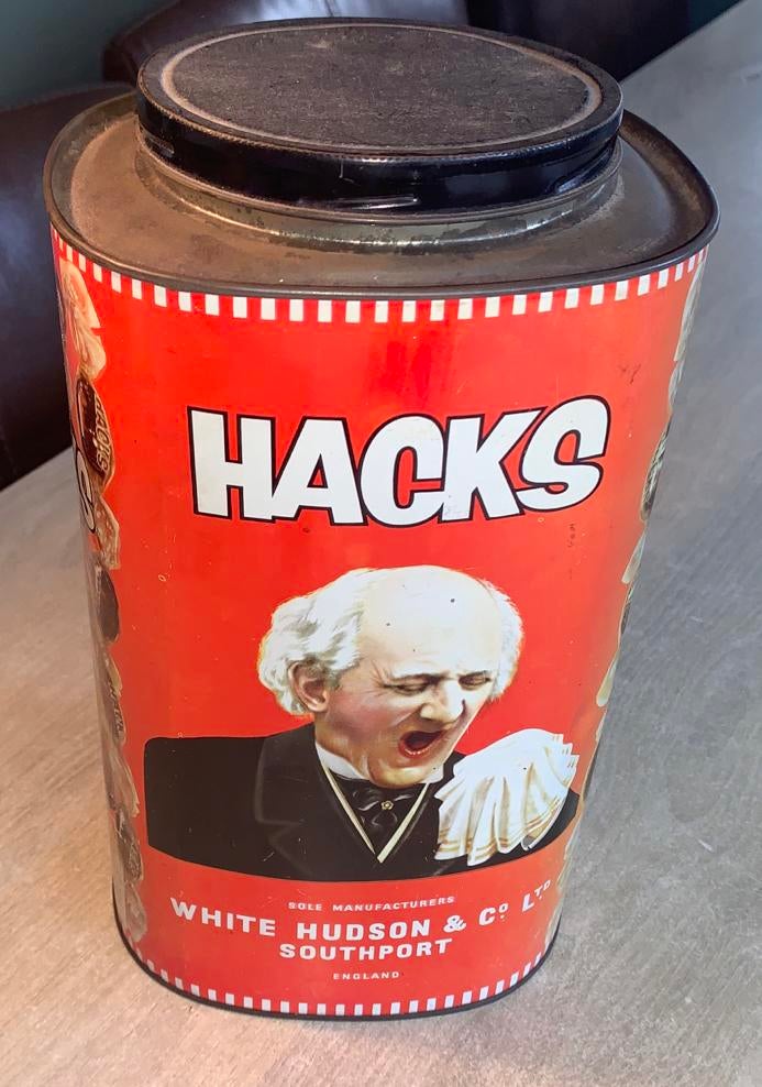 Vintage Hacks blik - White Hudson & Co Ltd, Ophalen of Verzenden